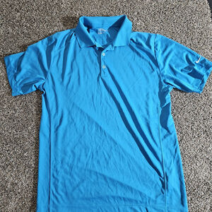 Nike Golf Tour Performance Dri-Fit Polo Shirt Mens Black Sz L